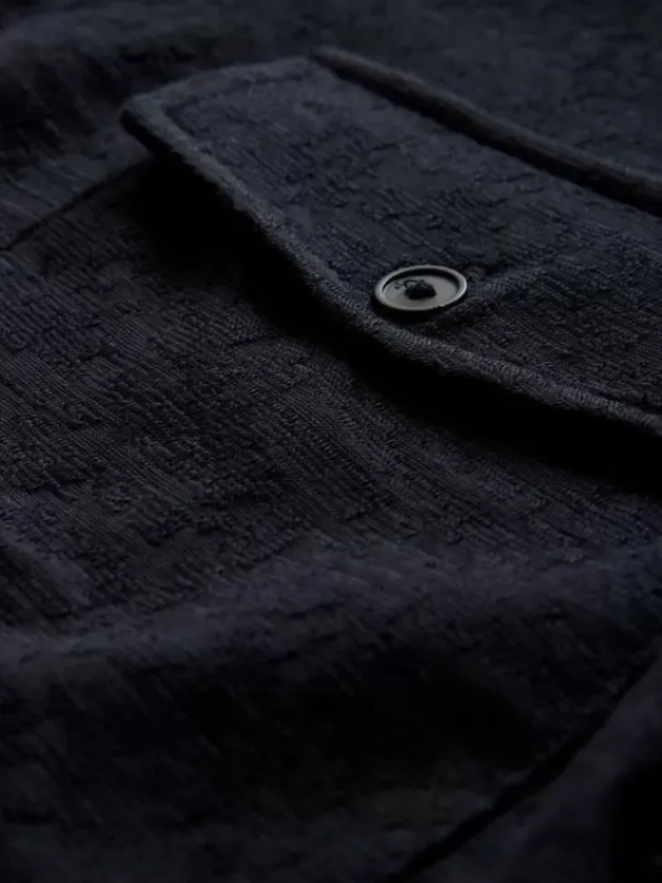 Shirts>John Varvatos ABUJA WESTERN SHIRT BLACK