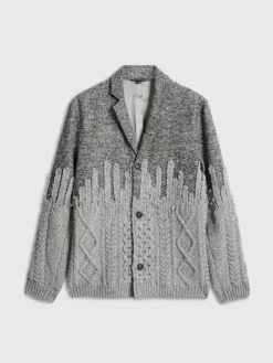 Coats And Jackets>John Varvatos ALESSIO BLAZER DKSTEELHTR