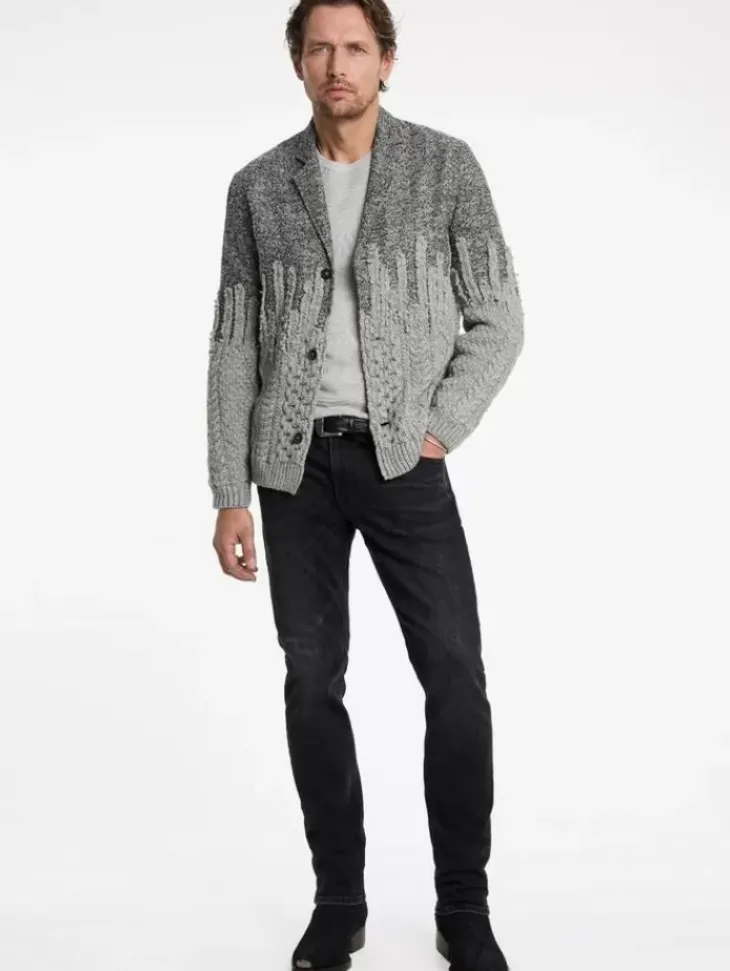 Coats And Jackets>John Varvatos ALESSIO BLAZER DKSTEELHTR