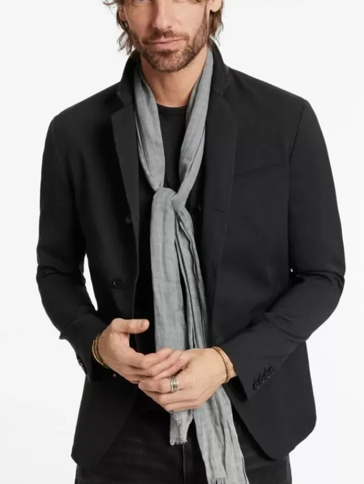 Shoes & Accessories>John Varvatos ALIX SCARF ARSENIC