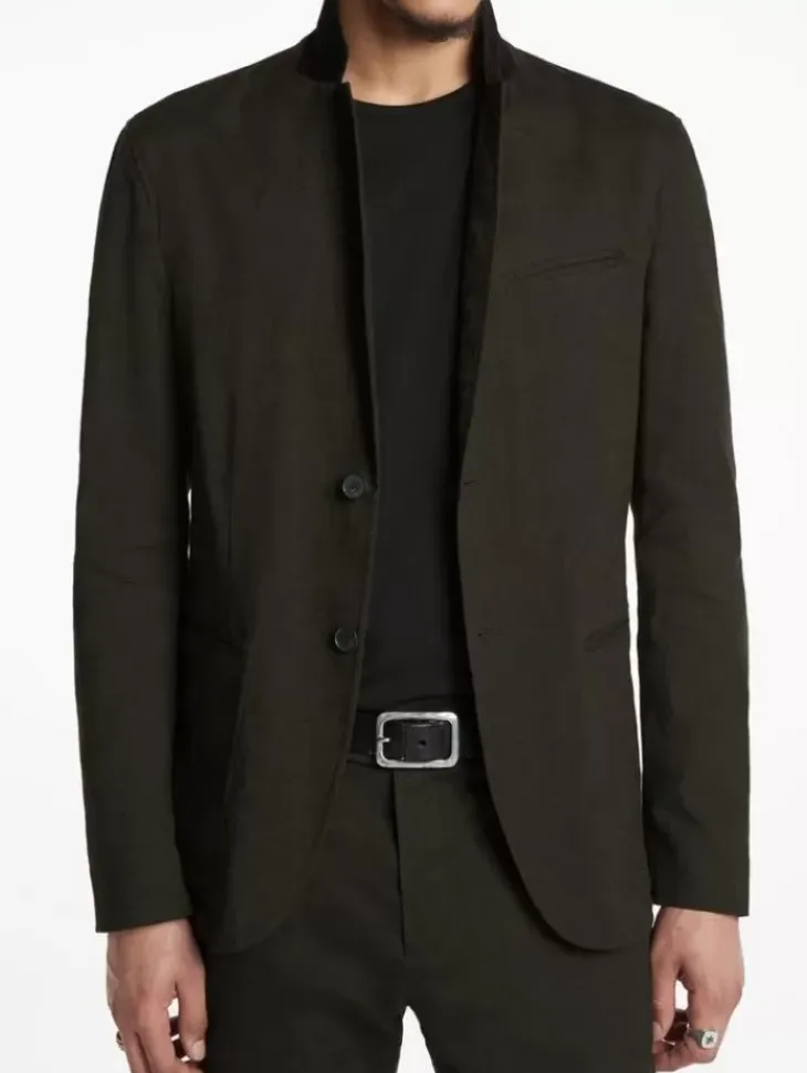 Leather & Outerwear|Tops>John Varvatos ALLEN JACKET KELP