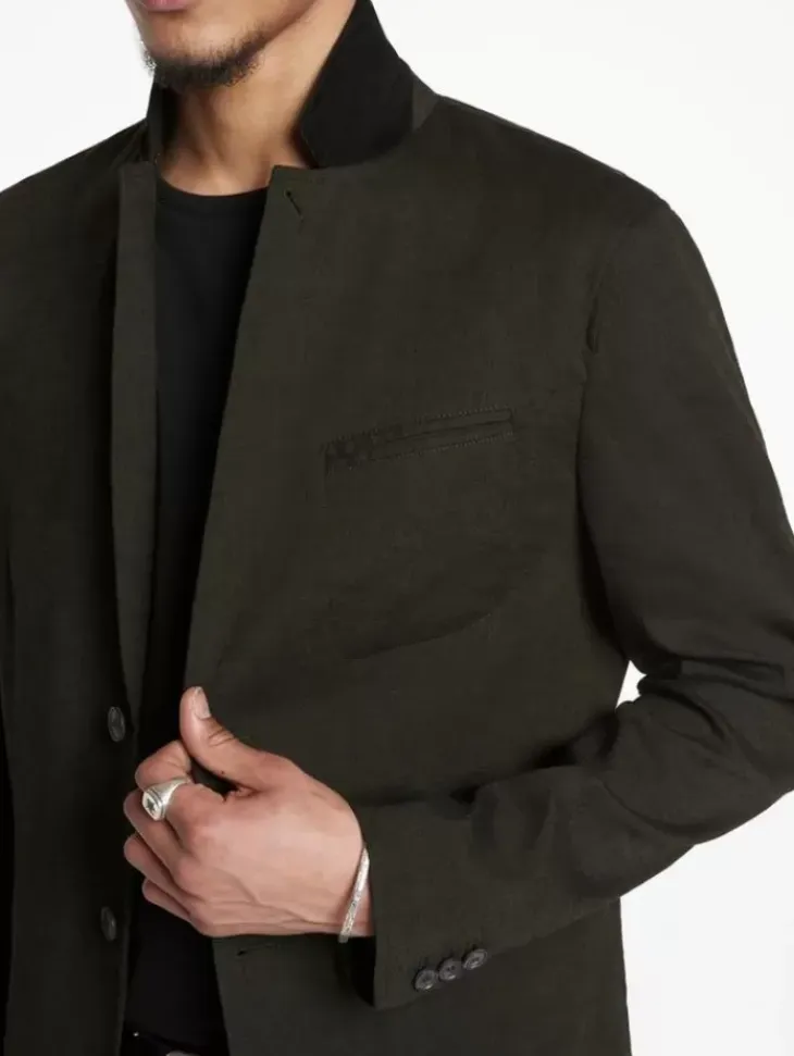 Leather & Outerwear|Tops>John Varvatos ALLEN JACKET KELP