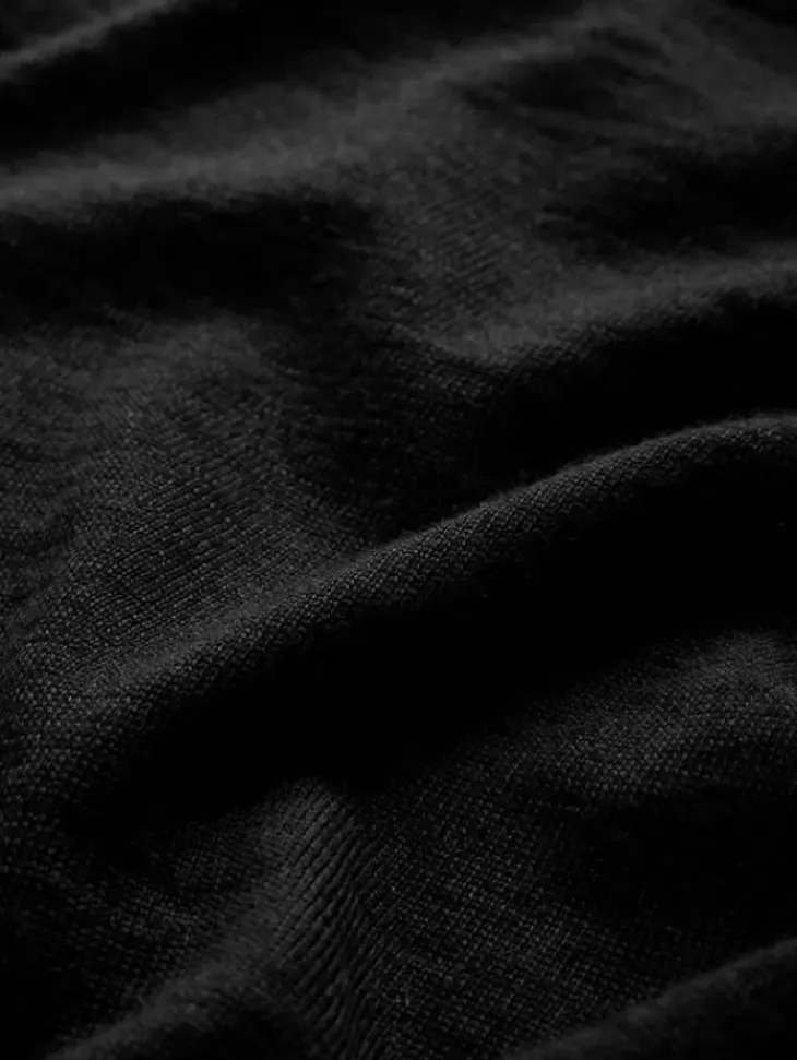 Sweaters>John Varvatos ALONTE MOCK NECK BLACK