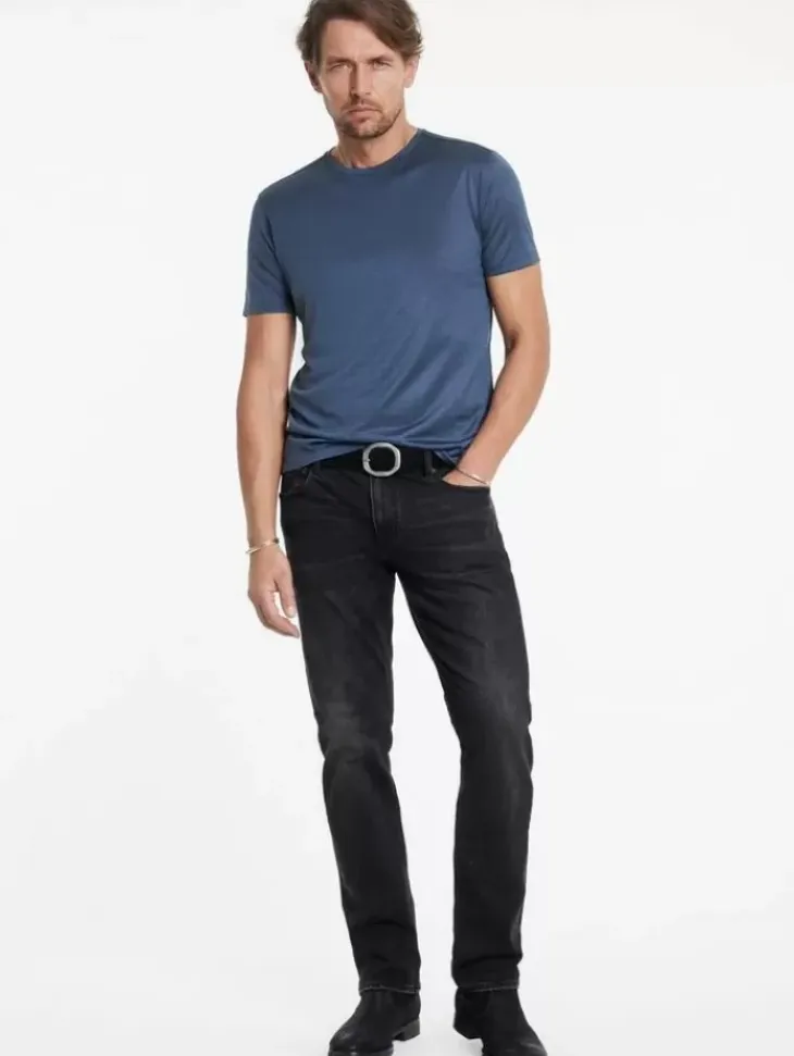 T-Shirts>John Varvatos AMATO CREW POWDERBLUE