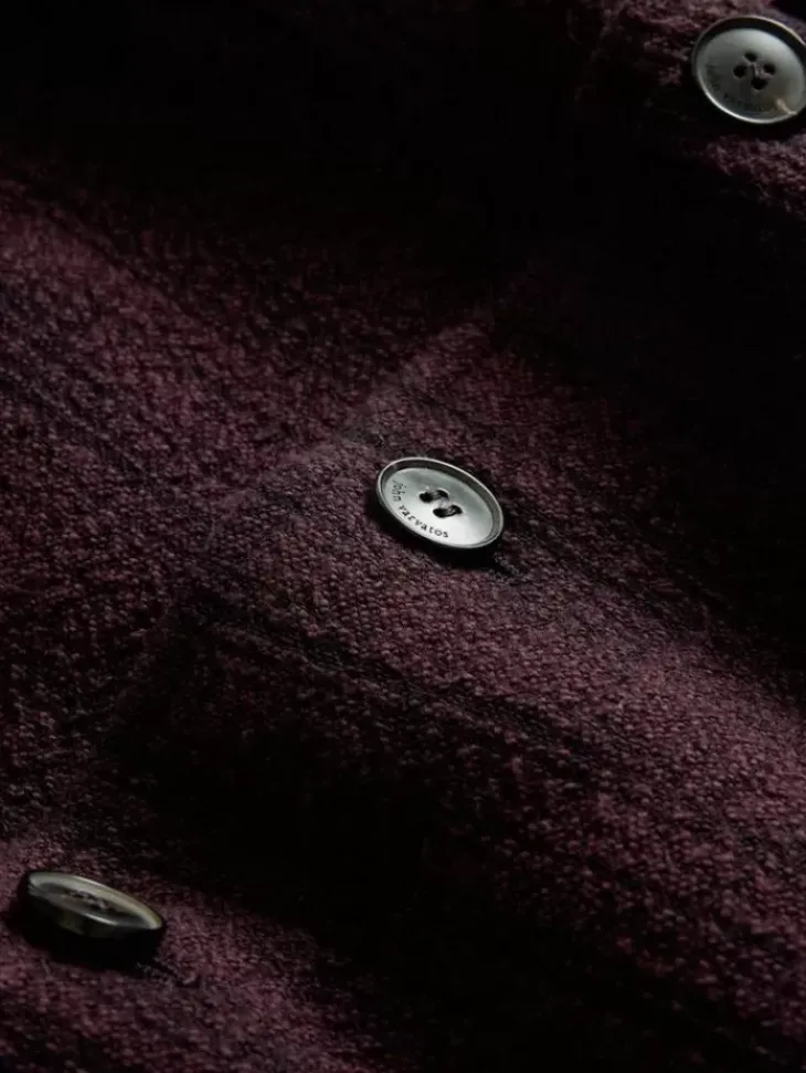 Coats And Jackets|Suit Jackets>John Varvatos ANSON JACKET DARKPLUM