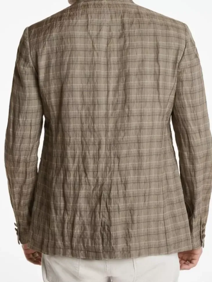 Tops|Leather & Outerwear>John Varvatos ANSON JACKET OLIVELEAF