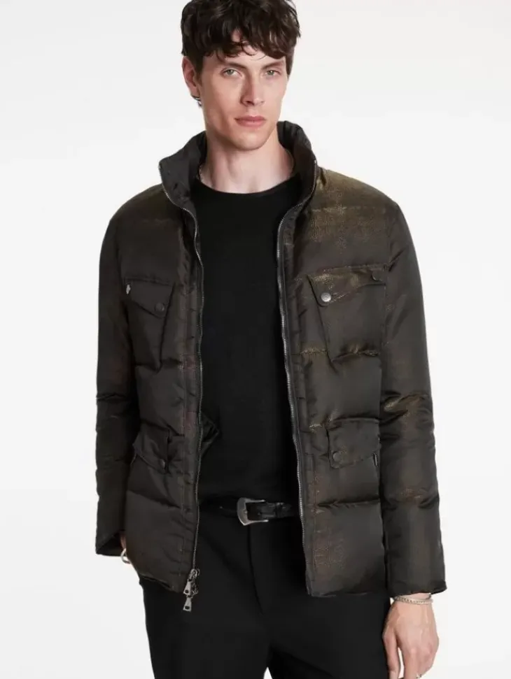 Coats And Jackets>John Varvatos ASHTON PARKA LTBROWN