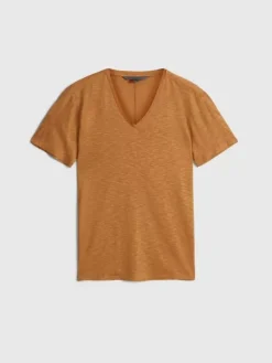 Tops>John Varvatos ASTOR V-NECK BROWN