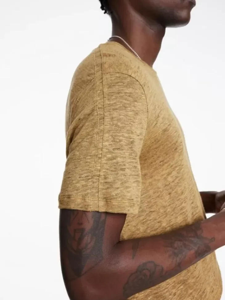 Tops>John Varvatos AVANCA CREW CLAY
