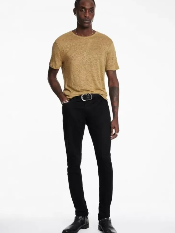 Tops>John Varvatos AVANCA CREW CLAY