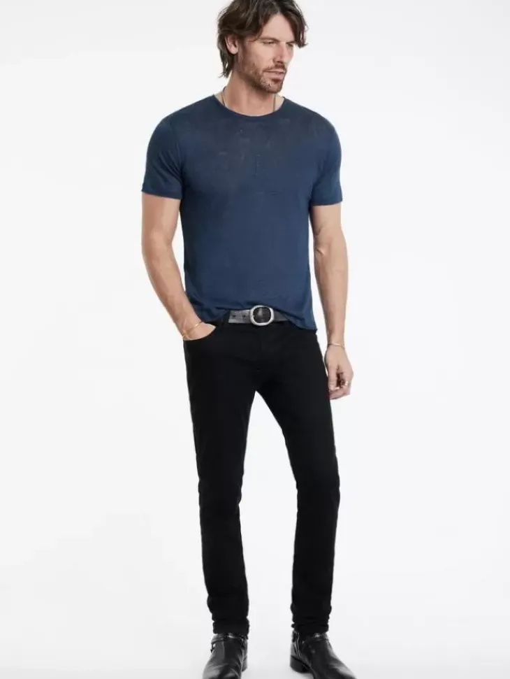 Tops>John Varvatos AVANCA CREW INDIGO