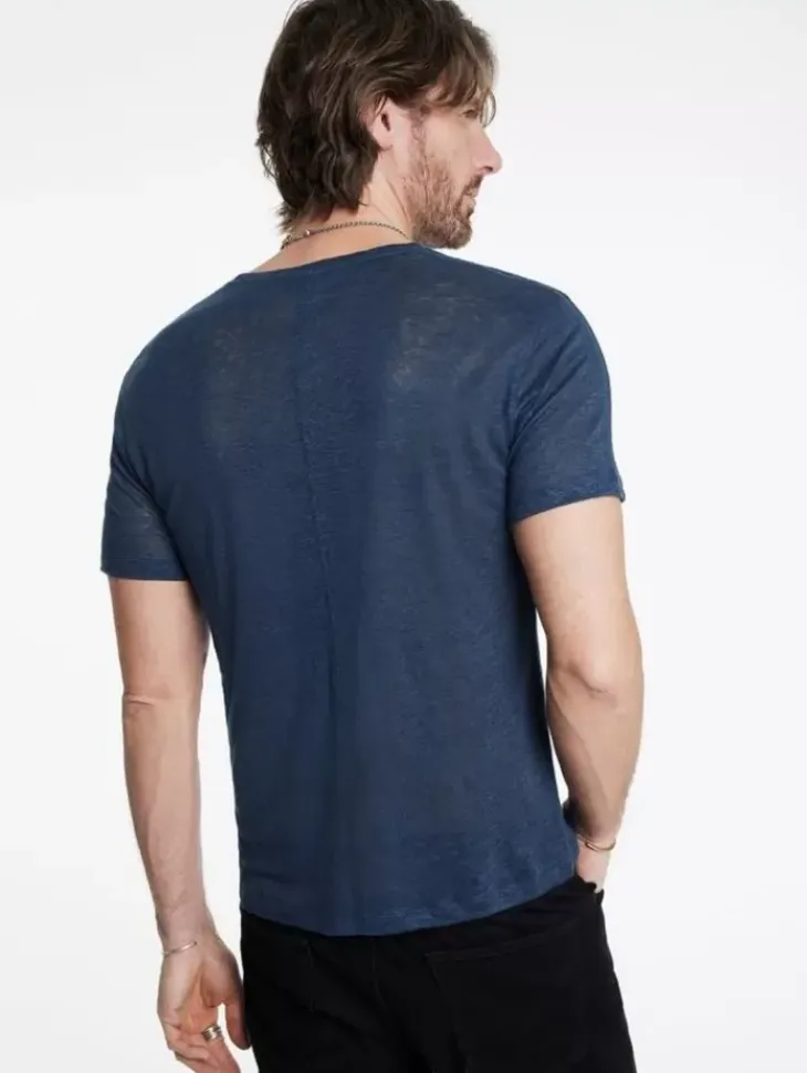 Tops>John Varvatos AVANCA CREW INDIGO