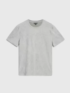 T-Shirts>John Varvatos BARCELOS CREW LIGHTGREY