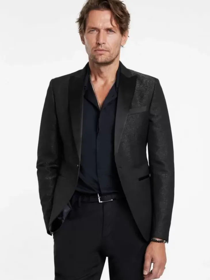 Coats And Jackets|Suit Jackets>John Varvatos BASS JACKET BLACK