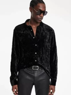 Shirts>John Varvatos BATIK SHIRT BLACK
