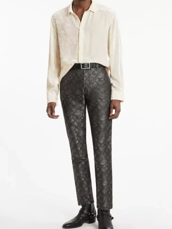 Tops>John Varvatos BATIK SHIRT WHITE