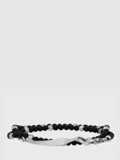 Jewelry>John Varvatos BEADED MULTI-STRAND BRACELET SILVER