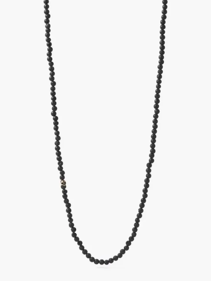 Jewelry>John Varvatos BEADED NECKLACE BRUMEBLK
