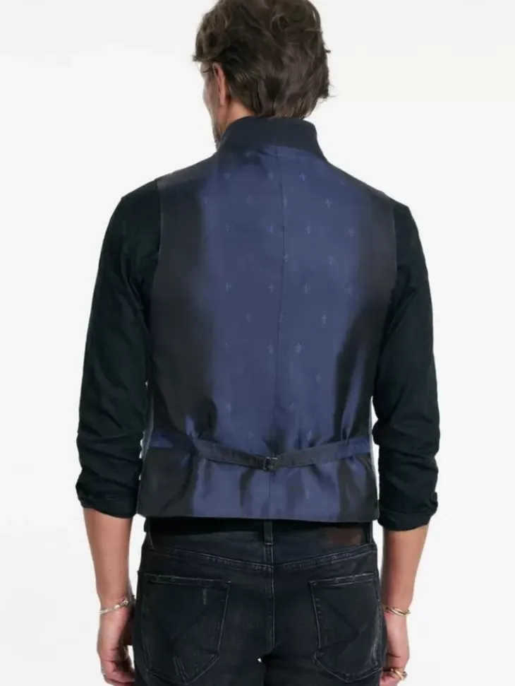 Suit Jackets>John Varvatos BELTON VEST POWDERBLUE