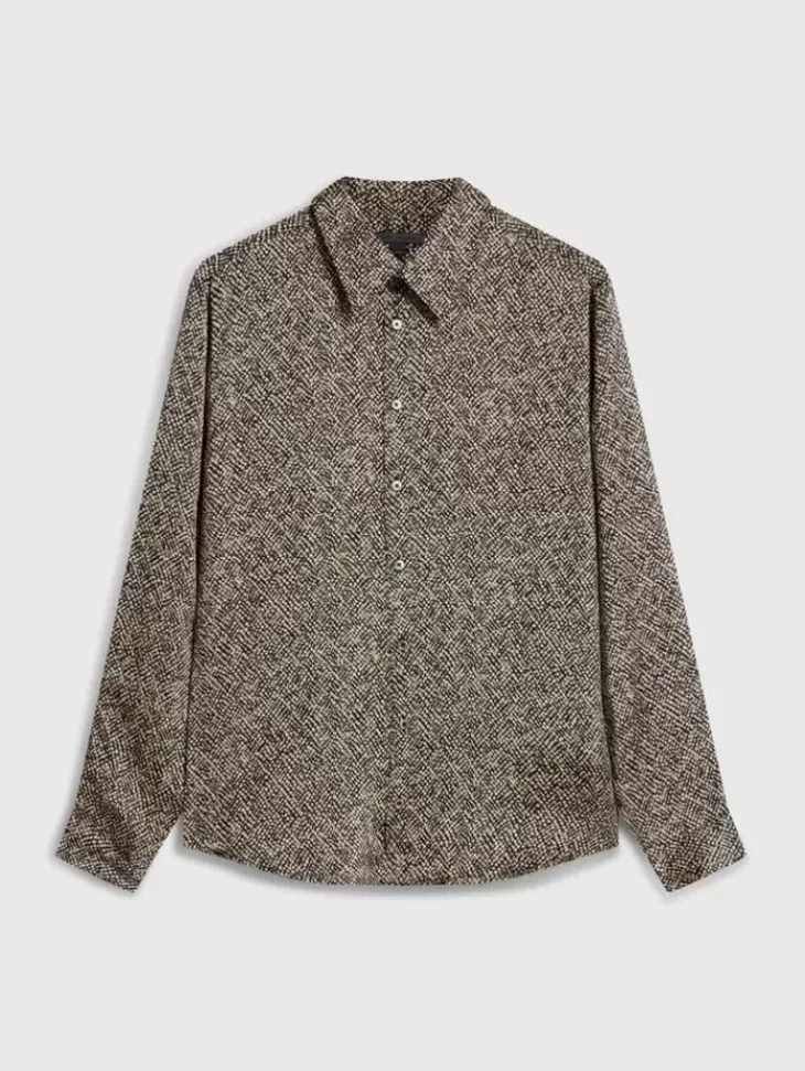 Tops>John Varvatos BETWOOD SHIRT CAMEL