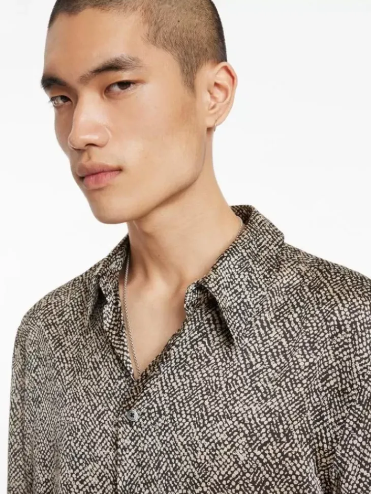 Tops>John Varvatos BETWOOD SHIRT CAMEL