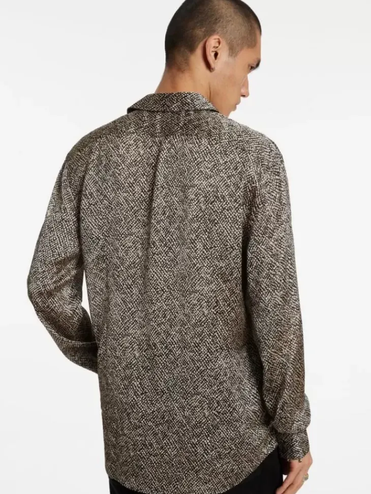 Tops>John Varvatos BETWOOD SHIRT CAMEL