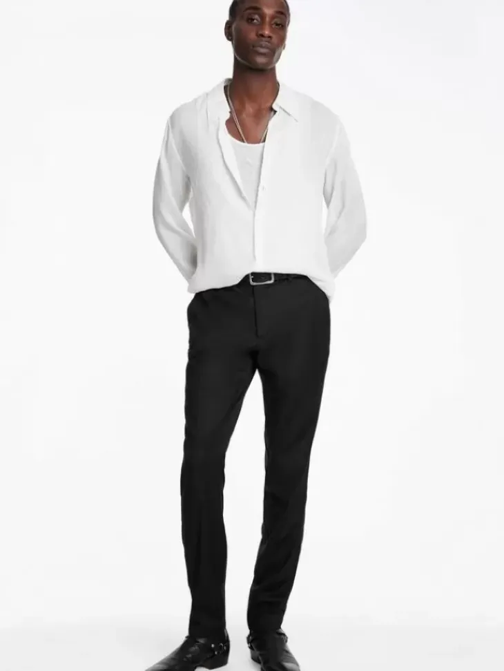 Tops>John Varvatos BETWOOD SHIRT MACADAMIA