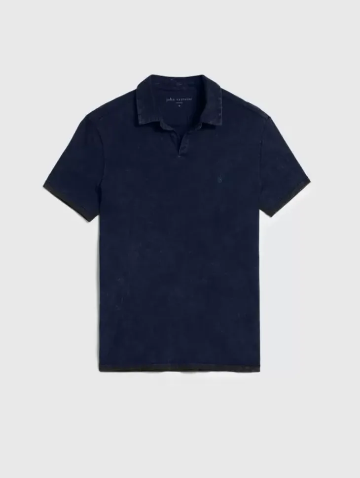 Tops>John Varvatos BODHI POLO NAVY