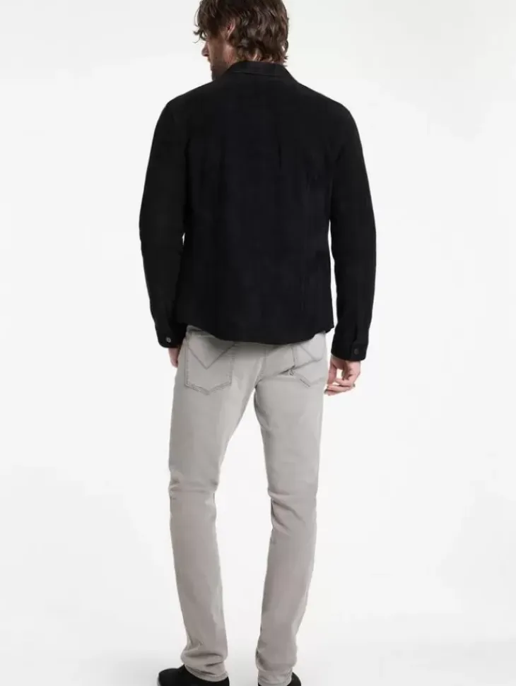 Jeans & Pants>John Varvatos BOWERY SPRING GREY WASH JEAN LIGHTGREY