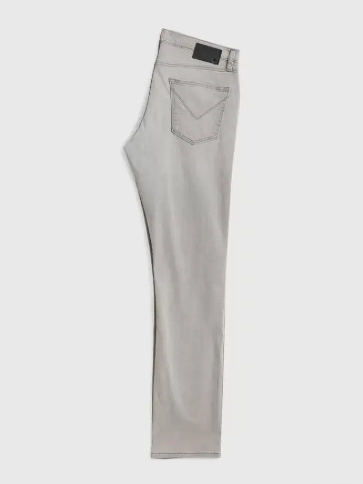 Jeans & Pants>John Varvatos BOWERY SPRING GREY WASH JEAN LIGHTGREY