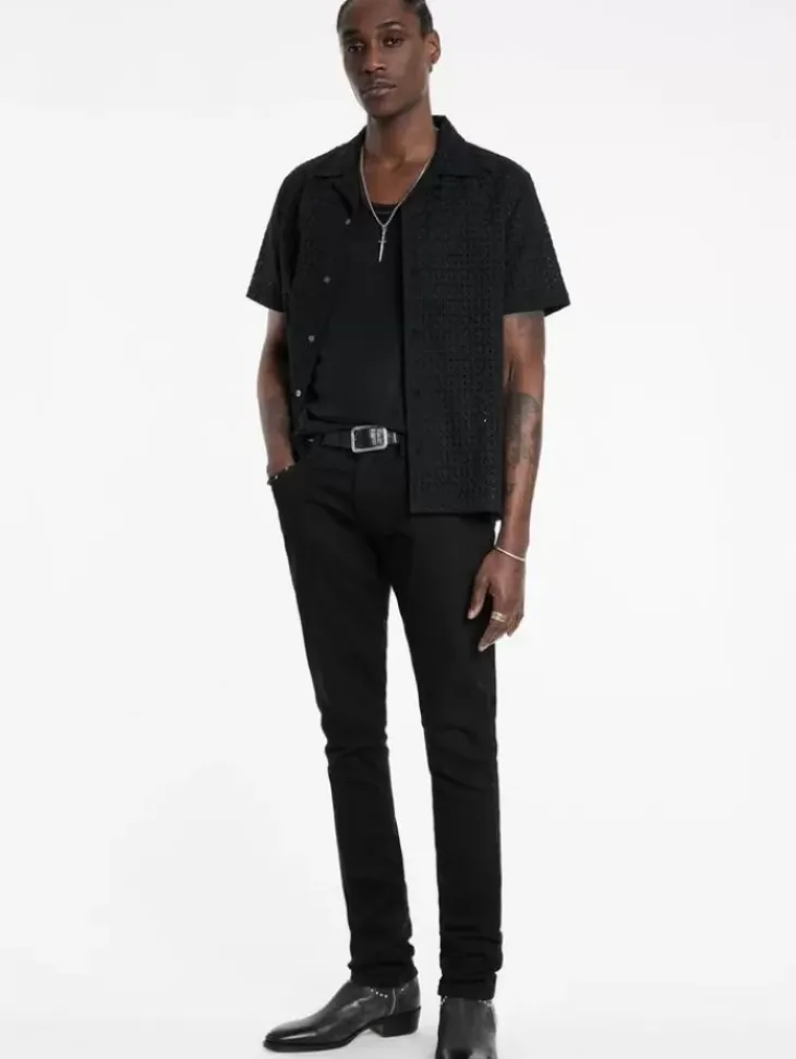 T-Shirts>John Varvatos BROOME TANK BLACK