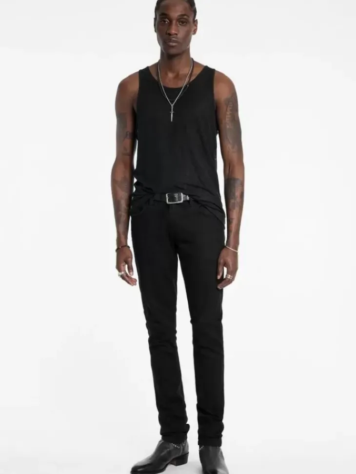 T-Shirts>John Varvatos BROOME TANK BLACK