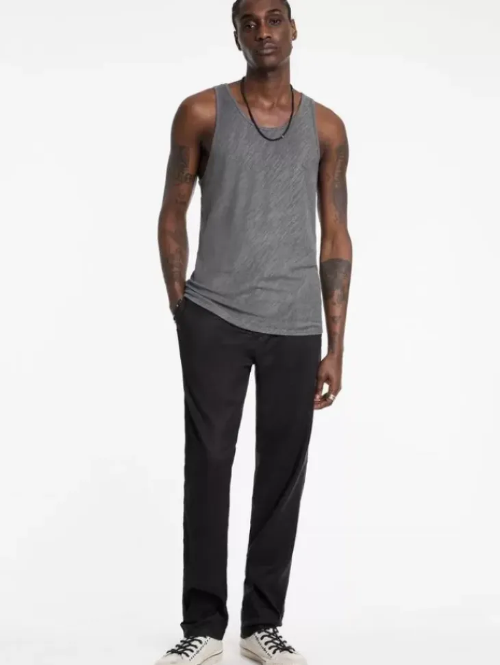 T-Shirts>John Varvatos BROOME TANK GREYSTONE