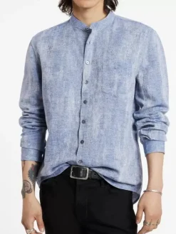 Tops>John Varvatos BRYAN SHIRT DUSTYBLUE