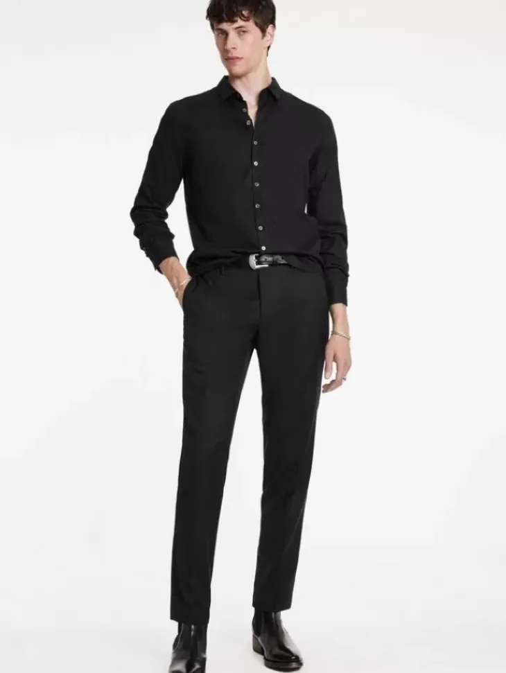 Shirts>John Varvatos BUCKS SHIRT BLACK