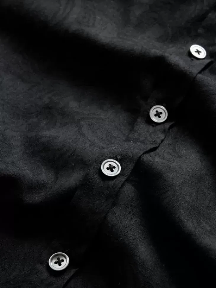 Shirts>John Varvatos BUCKS SHIRT BLACK