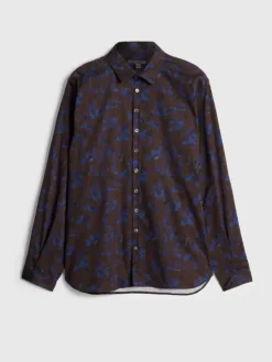 Tops>John Varvatos BUCKS SHIRT CHOCOLATE