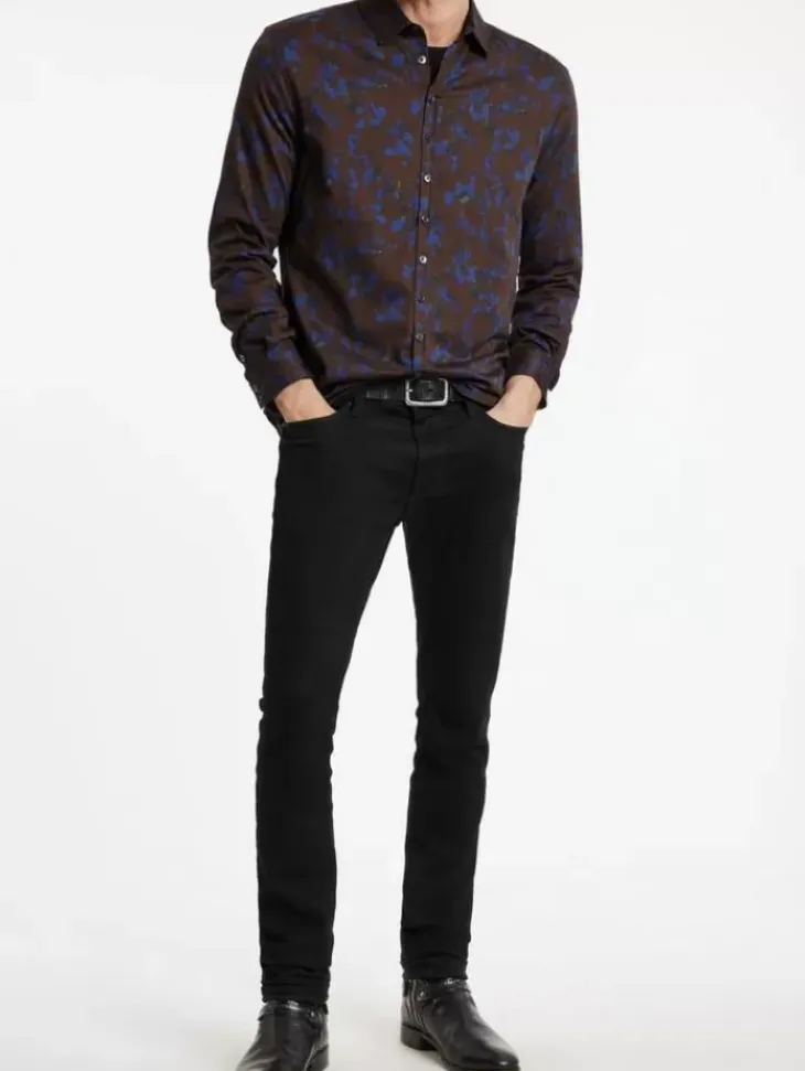 Tops>John Varvatos BUCKS SHIRT CHOCOLATE