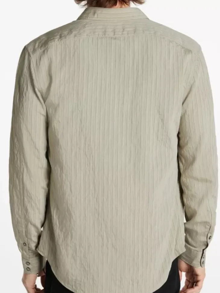 Tops>John Varvatos BUCKS SHIRT TWINEBROWN