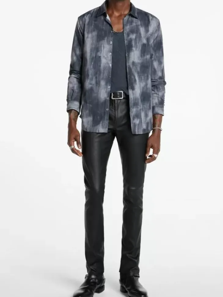 Tops>John Varvatos BUCKS SHIRT MEDGREY