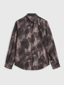 Tops>John Varvatos BUCKS SHIRT BRANDY