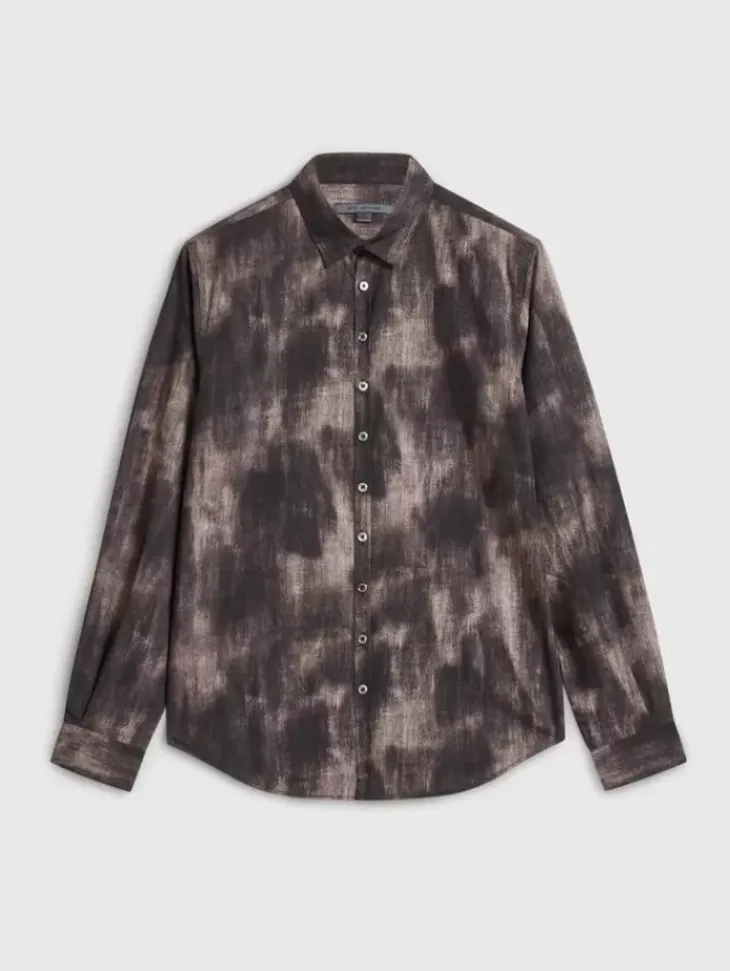 Tops>John Varvatos BUCKS SHIRT BRANDY