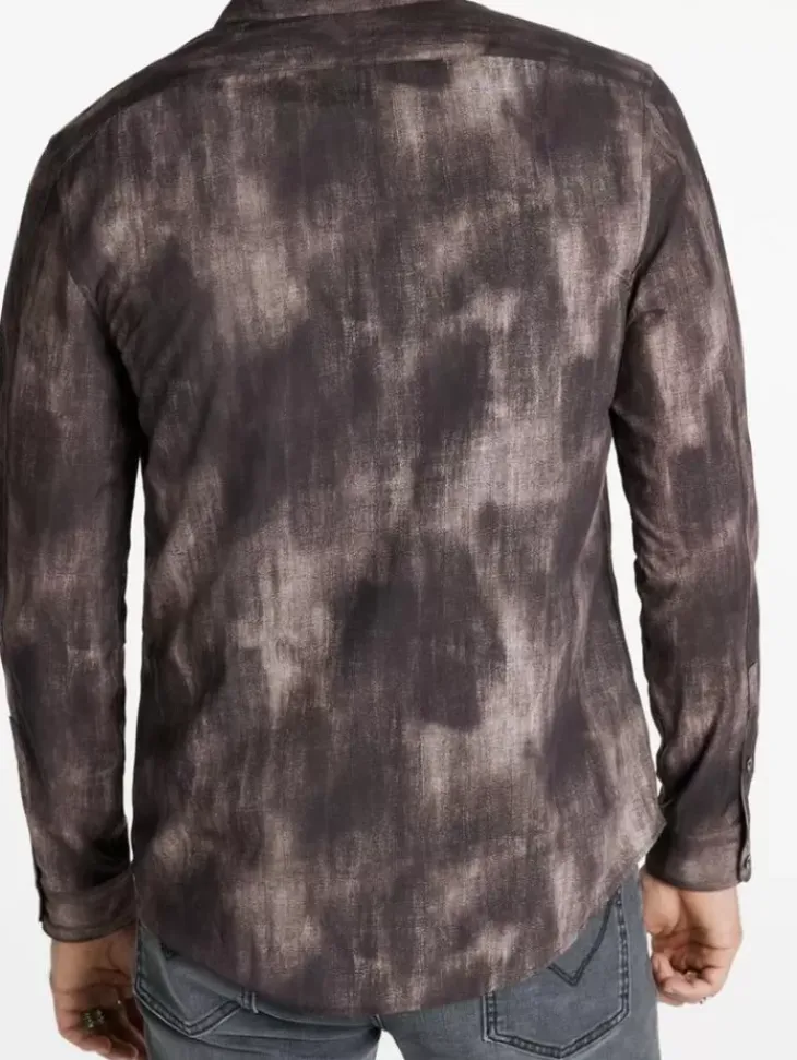 Tops>John Varvatos BUCKS SHIRT BRANDY