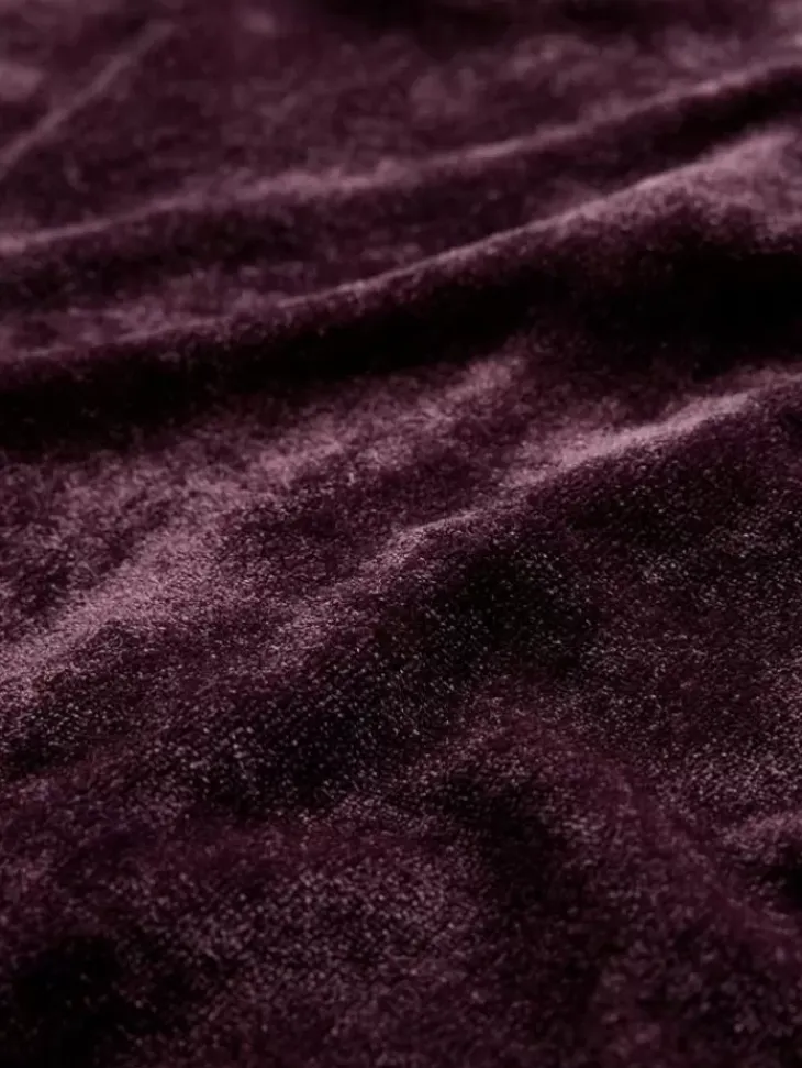 T-Shirts>John Varvatos CAMINHA CREW DARKPLUM