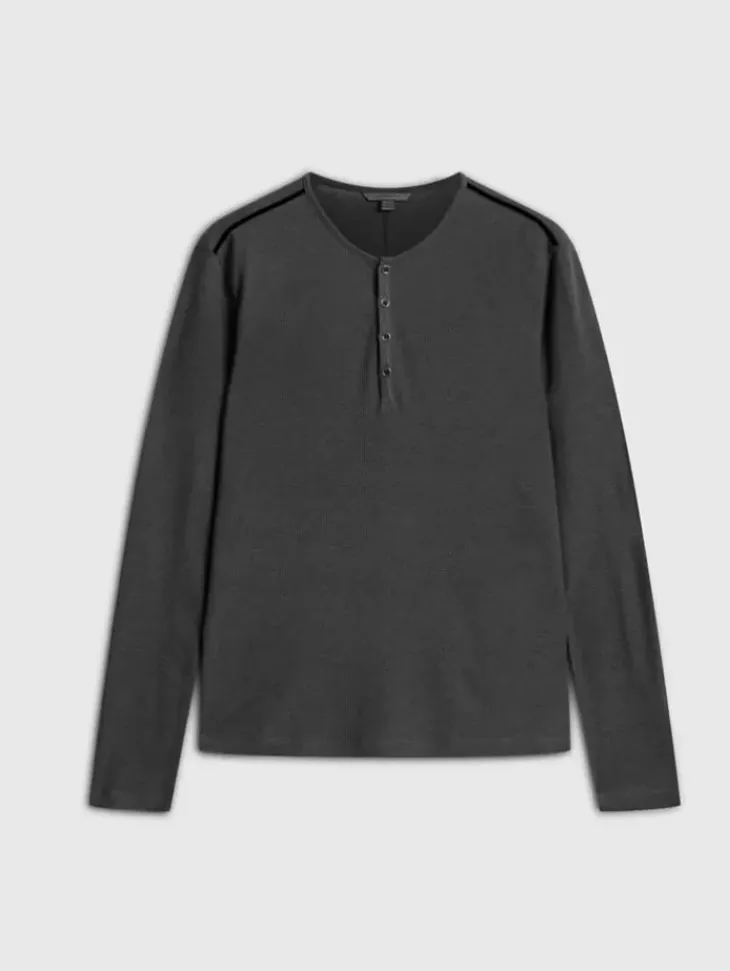 Henleys>John Varvatos CARVER HENLEY CARBON