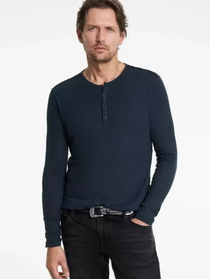 Henleys>John Varvatos CARVER HENLEY INK