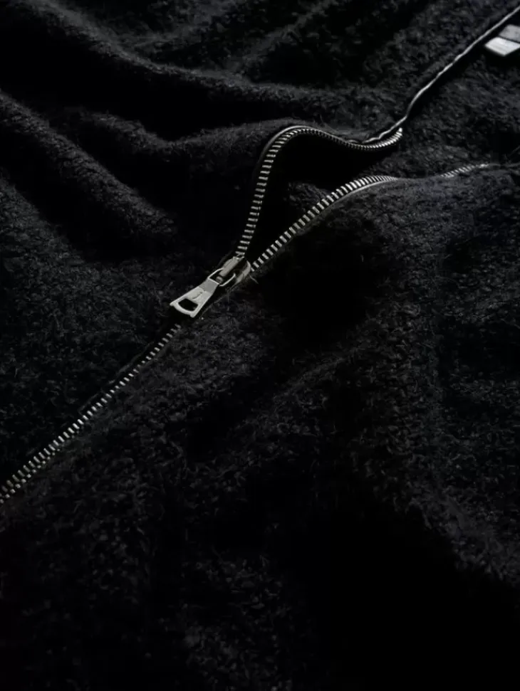 Sweaters>John Varvatos CATHERINE HOODIE BLACK