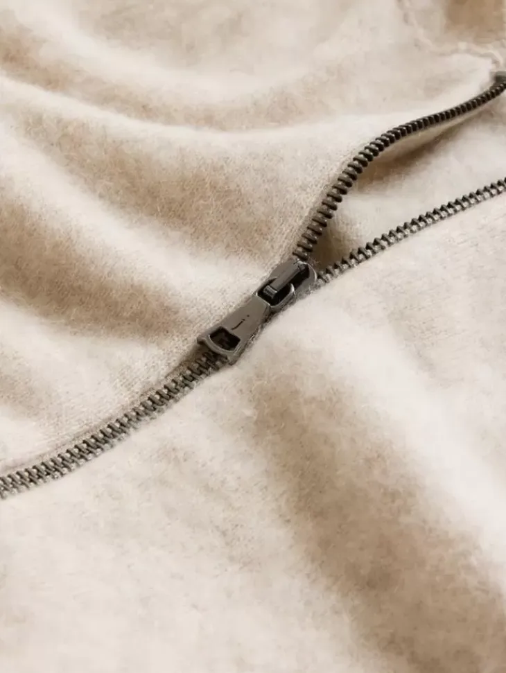 Sweaters>John Varvatos CATHERINE HOODIE CORK