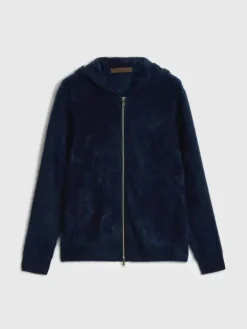 Sweaters>John Varvatos CATHERINE HOODIE MIDNIGHT