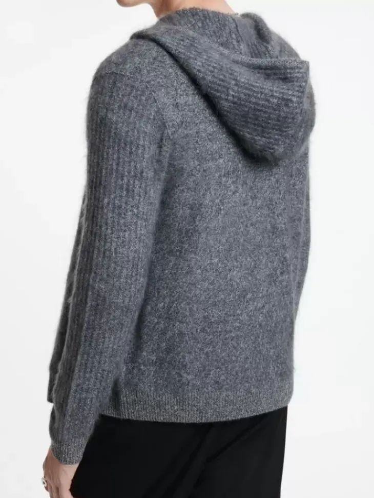 Leather & Outerwear|Tops>John Varvatos CATHERINE HOODIE BLACK/WHITE